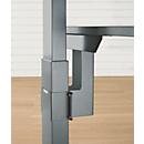 Schäfer Shop Select Adaptateur de liaison, pour bureaux ERGOSTYLE S réglables en hauteur électriquement en 1 ou 2 hauteurs et manuellement en 1 ou 2 hauteurs, anthracite