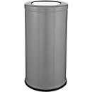 Schäfer Shop Select afvalbak met scharnierend deksel, 68 l, plaatstaal, neusilver