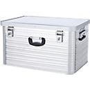Schäfer Shop Select Alu-Tranportbox, 101 l, Aluminium, L 710 x B 520 x H 345 mm, abschließbar