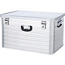 Schäfer Shop Select Alu-Tranportbox, 141 l, Aluminium, L 765 x B 585 x H 385 mm, abschließbar
