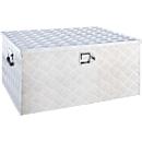 Schäfer Shop Select Alubox, 141 l, aus Riffelblech, L 765 x B 585 x H 385 mm, abschließbar