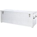 Schäfer Shop Select Alubox, 375 l, aus Riffelblech, L 1522 x B 525 x H 520 mm, abschließbar, mit Gasdruckdämpfer