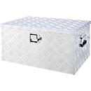 Schäfer Shop Select Alubox, 69 l, aus Riffelblech, L 645 x B 455 x H 305 mm, abschließbar