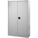 Schäfer Shop Select archiefkast, afsluitbaar, hoogte 1585 mm, breedte 950 mm, aluminium zilver