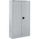 Schäfer Shop Select armario de material MSI 16408 , An 800 x P 400 x Al 1585 mm, 3 baldas, acero, aluminio blanco RAL 9006