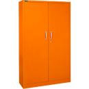 Schäfer Shop Select Armario de puertas batientes MS iCOLOUR, acero, 5 alturas de archivo, An 1200 mm, naranja RAL 2004