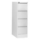 Schäfer Shop Select Armoire à dossiers suspendus H24ES , 1 rangée, 4 tiroirs, 425 x 600 x 1350 mm, gris clair