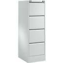 Schäfer Shop Select Armoire à dossiers suspendus MS iCONOMY, acier, 1 rangée, cadre ouvert, l. 425 mm, gris clair RAL 7035
