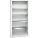 Schäfer Shop Select Armoire à étagères MS, 5 HC, L 950 x P 500 x H 1935 mm, tôle d'acier, gris clair
