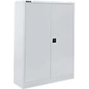 Schäfer Shop Select Armoire à matériel MSI 16412, L 1200 x P 400 x H 1535 mm, 3 tablettes, acier, aluminium blanc RAL 9006