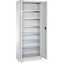 Schäfer Shop Select Armoire à matériel MSI 2409, acier, 6 tablettes, L 950 x P 400 x H 1935 mm, aluminium blanc 