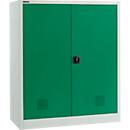 Schäfer Shop Select Armoire d'environnement, L 1200 x P 500 x H 1585 mm, 3 bacs de 23 litres, gris clair/vert turquoise