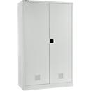 Schäfer Shop Select Armoire d'environnement, L 1200 x P 500 x H 1935 mm, 4 bacs de 23 litres, gris clair