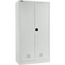 Schäfer Shop Select Armoire d'environnement, L 950 x P 500 x H 1935 mm, 4 bacs de 18 litres, gris clair