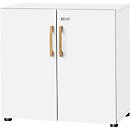 Schäfer Shop Select Armoire Start Off Wood, 2 HC, verrouillable, L 800 x P 420 x H 788 mm, bois, blanc
