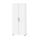 Schäfer Shop Select Armoire Start Off Wood, 6 HC, verrouillable, L 800 x P 420 x H 2240 mm, bois, blanc