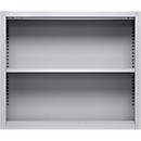 Schäfer Shop Select Aufsatzregal MS, 2 OH, B 950 x T 400 x H 800 mm, Stahlblech, Weißaluminium