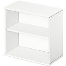 Schäfer Shop Select balda adicional LOGIN, 2 alturas de archivo, An 800 x P 420 x Al 726 mm, blanco