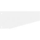 Schäfer Shop Select Bandes d'intercalaires trapézoïdales , carton, 100 p., blanc