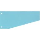 Schäfer Shop Select Bandes d'intercalaires trapézoïdales , carton, 100 p., bleu
