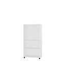 Schäfer Shop Select Bibliothèque étagères START UP, panneau de particules, 4 HC, l. 800 x P 420 x H 1470 mm, gris clair 