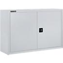 Schäfer Shop Select Bovenkast MS 8409i, B 950 x D 400 x H 800 mm, 1 legbord, staal, alu wit RAL 9006/wit RAL 9006