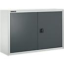 Schäfer Shop Select Bovenkast MS 8409i, B 950 x D 400 x H 800 mm, 1 legbord, staal, lichtgrijs RAL 7035/antracietgrijs RAL 7016