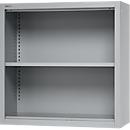 Schäfer Shop Select bovenschap MS, 2 OH, B 800 x D 400 x H 800 mm, plaatstaal, aluminium wit