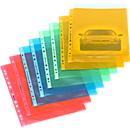 Schäfer Shop Select brochure pockets, DIN A4, grained, open top, document-proof, 25 pieces, blue