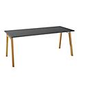 Schäfer Shop Select Bureau Start Off Wood, rectangulaire, pied en A, L 1800 x P 800 x H 735 mm, graphite/imitation bois 