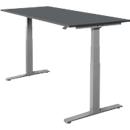 Schäfer Shop Select Bureautafel SET UP, T-poot onderstel, elektrisch in hoogte verstelbaar, 1800 x 800, grafiet 