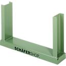 Schäfer Shop Select Cadre d'empilage, L 1210 x l 160 x H 520 mm, vert réséda RAL 6011, jusqu'à 1500 kg