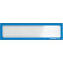 Schäfer Shop Select Cadre magnétique, pour titres (DIN A5 paysage/ DIN A4), film PET résistant aux UV, bleu, 4 pièces