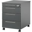 Schäfer Shop Select Caisson mobile Start Off 1233, 3 tiroirs, graphite/graphite