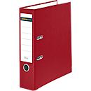 Schäfer Shop Select Classeur, DIN A4, largeur dos, 80 mm, polypropylène et papier recyclé, rouge foncé