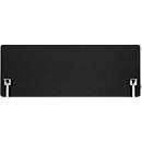 Schäfer Shop Select Cloison de table, épaisseur du matériau 30 mm, L 800 x H 600 mm, 100 % polyester recyclé post-consommation, noir