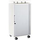 Schäfer Shop Select Conteneur haut, à roulettes, verrouillable, L 600 x P 420 x H 1178 mm, blanc