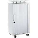 Schäfer Shop Select Conteneur haut, à roulettes, verrouillable, L 600 x P 420 x H 1178 mm, gris clair