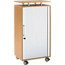 Schäfer Shop Select Conteneur haut, à roulettes, verrouillable, L 600 x P 420 x H 1178 mm, hêtre