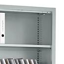 Schäfer Shop Select Estantes MS iCONOMY, incluido suporte, An 1200 mm, 2 unidades, aluminio blanco