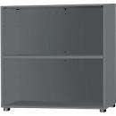 Schäfer Shop Select Étagère, 2 HC, L 800 x P 420 x H 788 mm, graphite