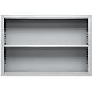 Schäfer Shop Select Étagère à poser MS, 2 HC, L 1200 x P 400 x H 800 mm, tôle d'acier, aluminium blanc