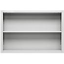 Schäfer Shop Select Étagère à poser MS, 2 HC, L 1200 x P 400 x H 800 mm, tôle d'acier, gris clair