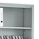 Schäfer Shop Select Étagères MS iCONOMY, support de fixation inclus, l. 800 mm, 2 p., gris clair