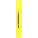 Schäfer Shop Select Filing s, PP, yellow, DIN A4, metal cover strip,