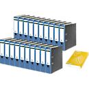 Schäfer Shop Select folder, blue, DIN A4, 80 mm, 20 pieces + FREE copy paper