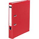 Schäfer Shop Select folder, DIN A4, spine width 50 mm, polypropylene and recycled paper, red