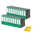 Schäfer Shop Select folder, green, DIN A4, 80 mm, 20 pieces + FREE copy paper