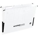 Schäfer Shop Select hangmappen, voor formaten tot A4, met soufflets aan de zijkant, wit