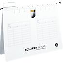 Schäfer Shop Select hangsnelhechters, voor formaten tot A4, hechtstrook bovenaan, wit